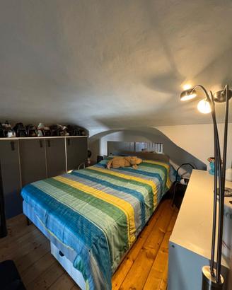 Letto Matrimoniale IKEA + Materasso+Topper+Armadio