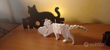 🐱 SET DECORATIVO 2 GATTI - Design & Home Decor