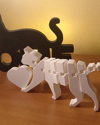🐱 SET DECORATIVO 2 GATTI - Design & Home Decor