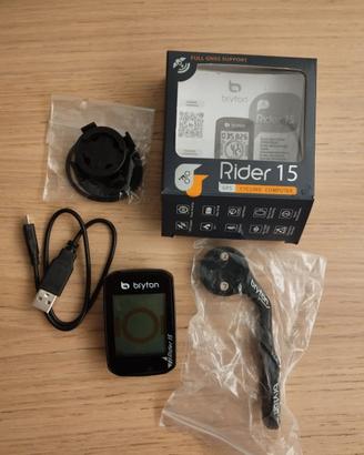 Bryton rider 15 con staffa