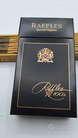 Raffles 100's raro pacchetto sigarette vuoto 1984