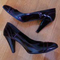 SCARPE ELEGANTI VERA PELLE BORDEAUX