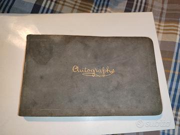 libretto autografi autographs dediche diario 1920