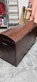 Cassapanca antica legno 