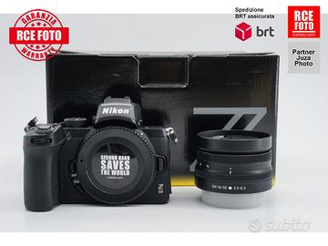 Nikon Z50 + DX 16-50 mm F/ 3.5-6.3 VR