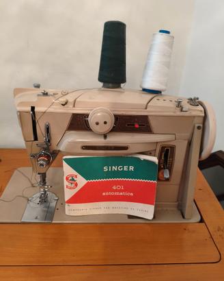 Macchina per cucire Singer 410 completa di mobile