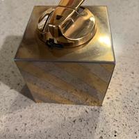 ACCENDINO CUBO DA TAVOLO IN METALLO