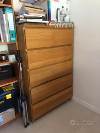 ikea malm color rovere chiaro
