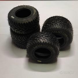 Set Pneumatici Levanto KRT WET-Gomme bagnato kart