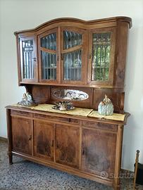 Credenza modernariato in stile liberty