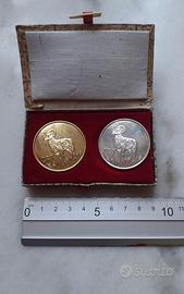 Oroscopo Cinese Segno Capra Oro Argento e Scatola