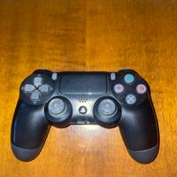 joystick ps4 con cuffie,cavo usb e gommini.