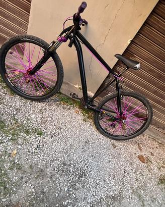 Mafia-bike total black/purple