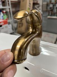 Rubinetteria "NINFEA" PAGLIARINI OTTONE VECCHIO