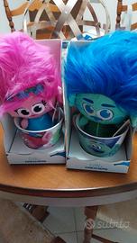 6 tazze con peluche little dreamers dreamworks