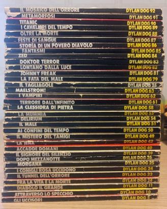 Dylan dog Stock Lotto Prima edizione 68 pezzi