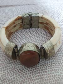 Bracciale in osso Vintage - Tribale 