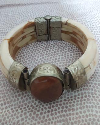 Bracciale in osso Vintage - Tribale 