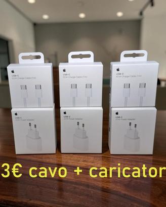 Kit Caricabatterie Originale Apple 20W + Cavo 1m