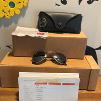 Ray ban occhiali a goccia 2011 telaio argento