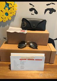 Ray ban occhiali a goccia 2011 telaio argento