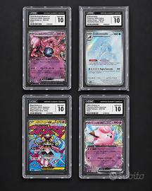 Lotto 4 Pokémon CGC 10 – Mewtwo e altre