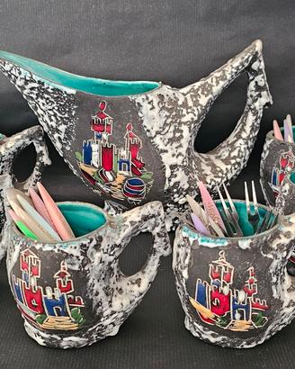 servizio in ceramica lavica repubblica san marino