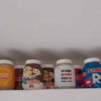 barattoli vuoti Nutella 