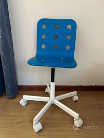 Sedia a rotelle per scrivania ikea