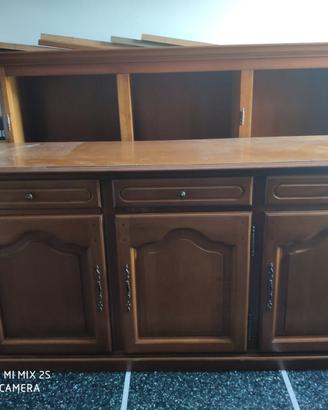 Credenza in legno Base+Rialzata