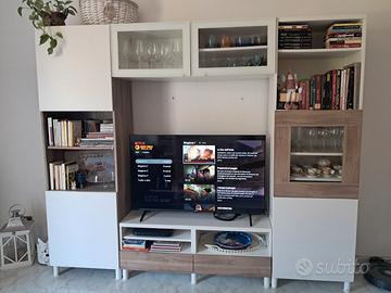 parete attrezzata usata ikea in perfette con
