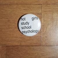 Spilla pin hot girls study school psychology