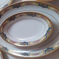 Royal Limoges 54 pezzi, decoro Copenhague / Versai