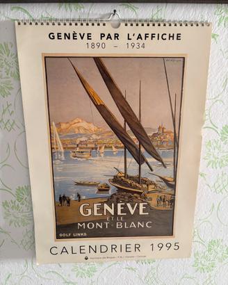 Calendario "Genève par l'affiche 1890-1934"