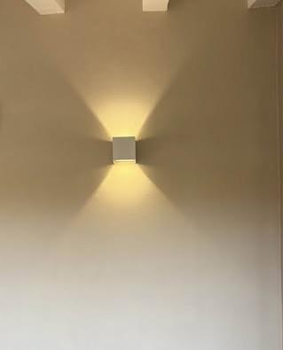 APPLIQUE LED CUBO BIANCO LUCE NATURALE