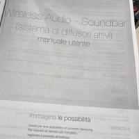 sistema audio soundbar Samsung