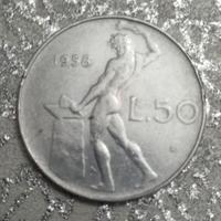 rara 50 lire 1958