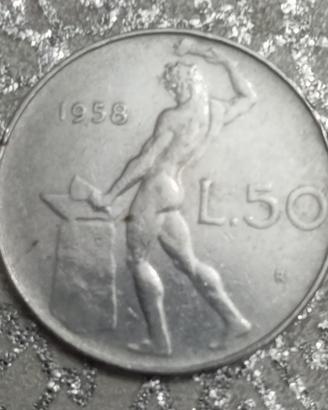rara 50 lire 1958