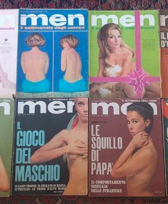 Lotto 8 Men anni '60 rivista da collezione