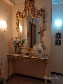 Consolle per ingresso con specchio