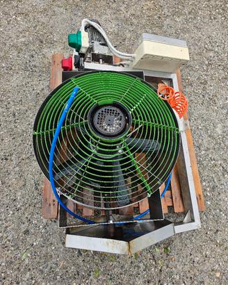 ventilatore per rinfrescamento e umidificazione 