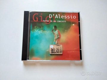 CD di Gigi D'Alessio "Tutto in un concerto"