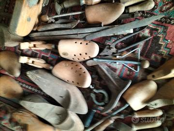 strumenti calzolaio antichi