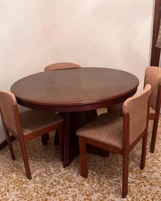 Tavolone rotondo da sala estendibile