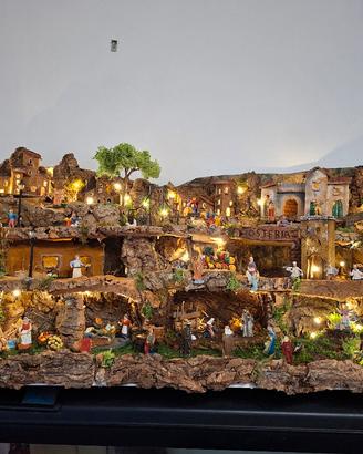 Presepe Artigianale con Pastori di San Gregorio
