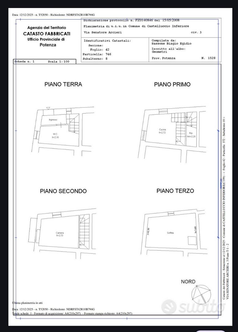 Appartamento – Castelluccio Inferiore, Potenza - Vista 2