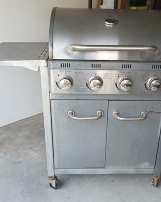 Barbecue a gas BroilMaster 4 bruciatori in acciaio