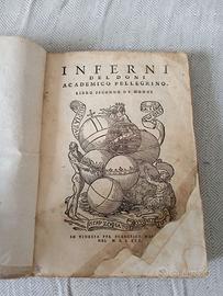 Antico libro Inferni del Doni