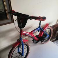 bici spiderman Marvel bimbo 