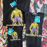Papà-figli maglietta t-shirt “SuperDad& Me”